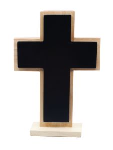 Inspirational Wooden Chalkboard Cross