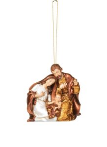 Bronze Holy Family Ornament